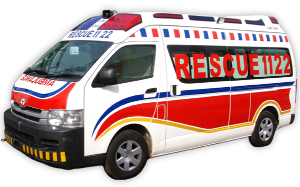 1122 Ambulances In Pakistan (600x375), Png Download