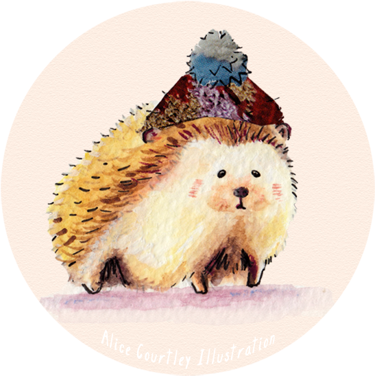 Woodland Animals - - Porcupine (550x591), Png Download