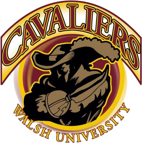 Walsh-cavs Medium - Walsh University Athletics Logo Png (498x500), Png Download