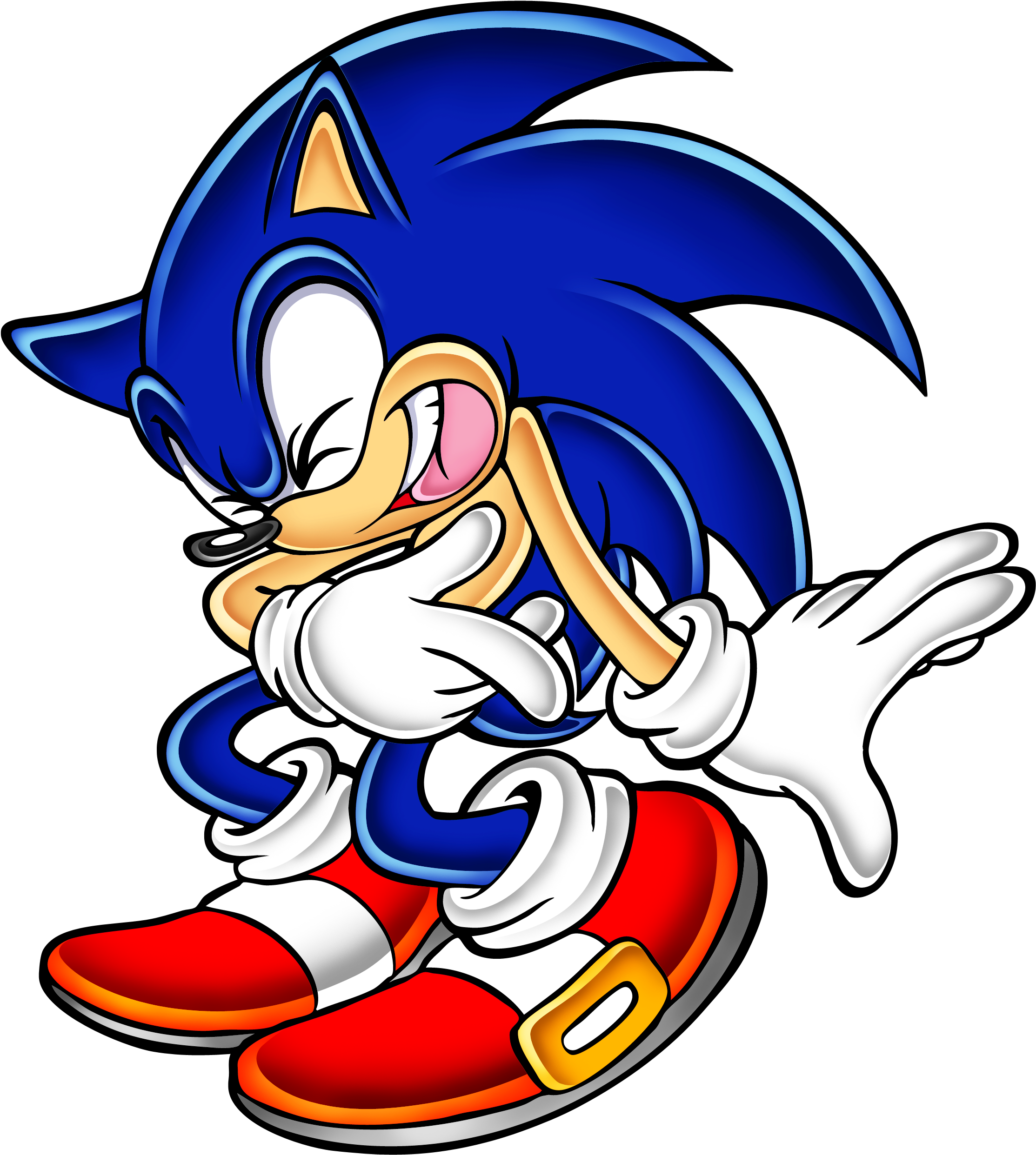 Drawing Alphabets Sonic The Hedgehog Png Download - Sonic Adventure Official Art (937x1020), Png Download