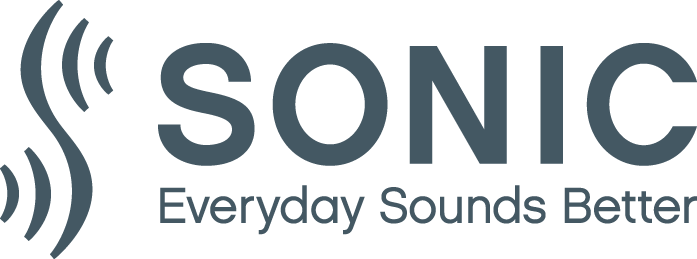 Sonic Hearing Aids (697x259), Png Download