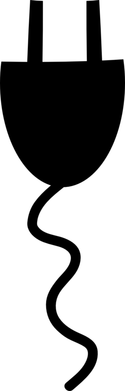 Png Free Stock Icon I Royalty Free Public Domain - Electrical Plug Cord Clip Art (256x799), Png Download