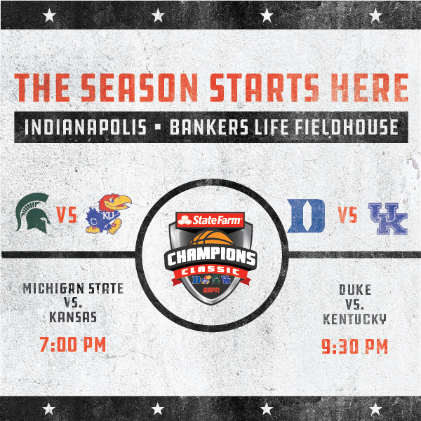 Games Tip At 7 And - State Farm Champions Classic 2018 (600x601), Png Download