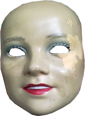 Doll Head Png (351x414), Png Download