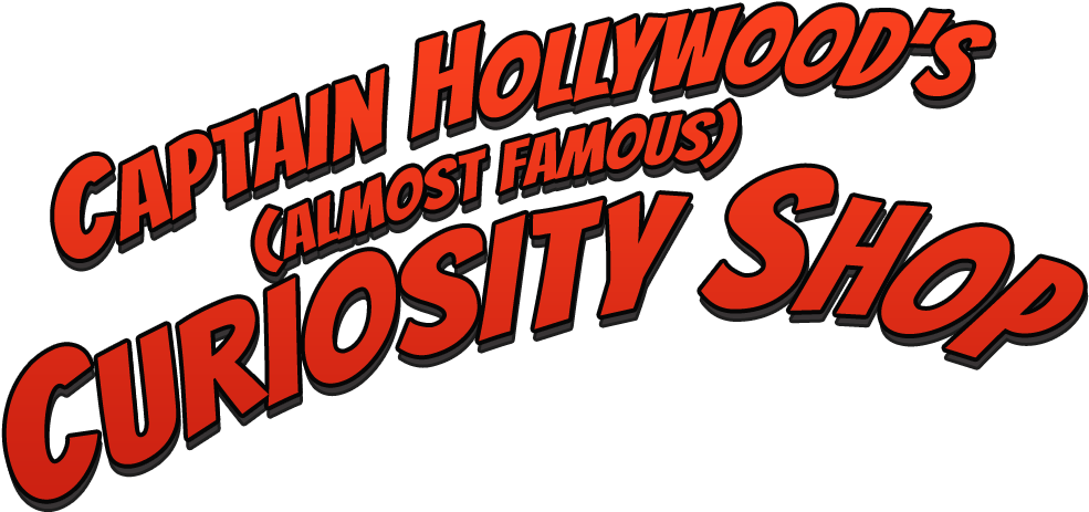 Captain Hollywood S Curiosity Shop - Calligraphy (1000x484), Png Download