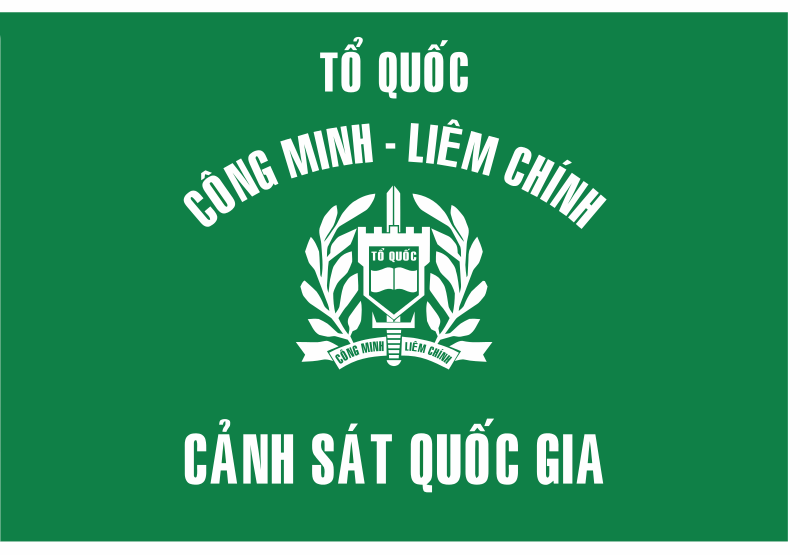 Flag Of The Republic Of Vietnam National Police - Republic Of Vietnam National Police (800x555), Png Download