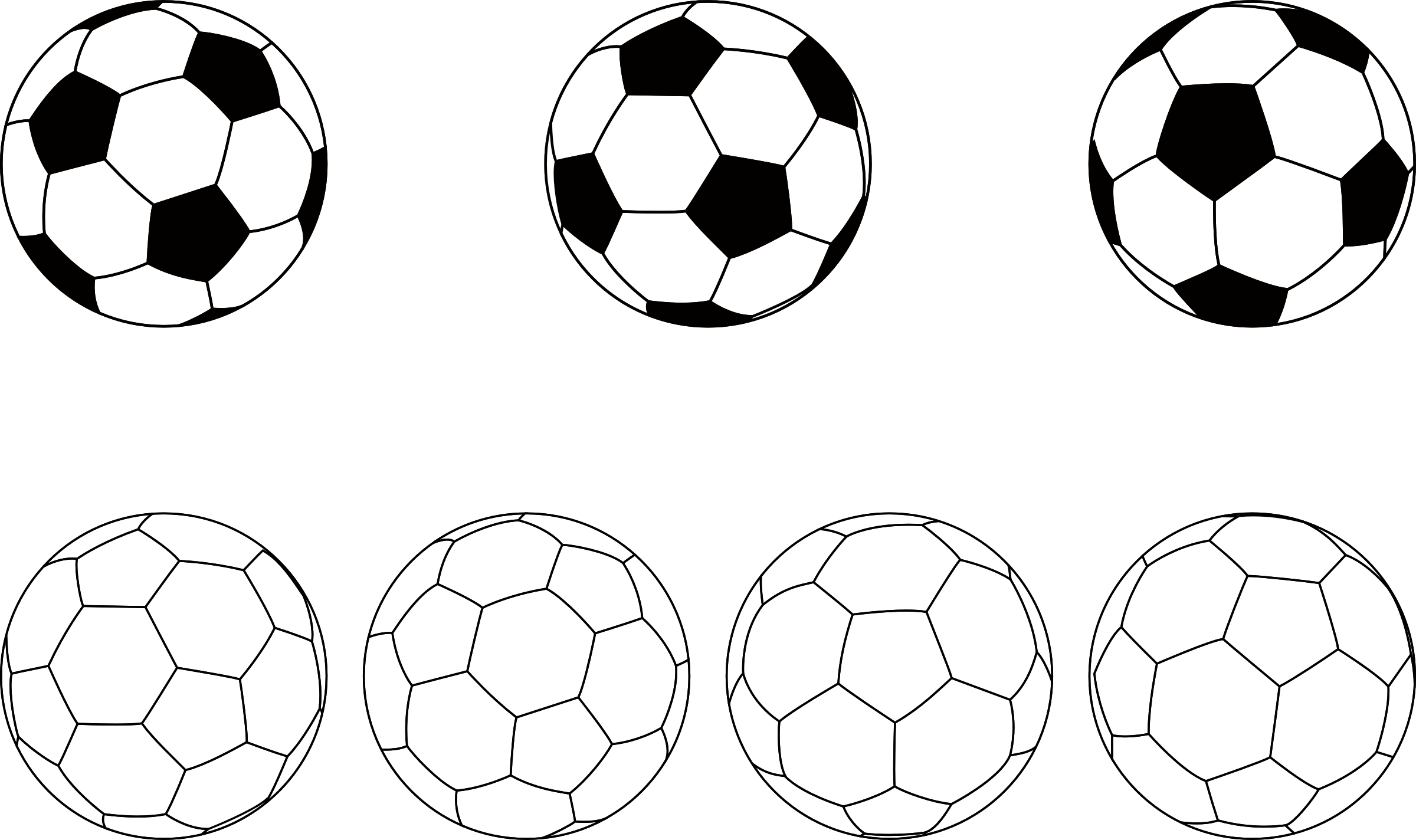 This Free Icons Png Design Of Soccer Balls (2400x1424), Png Download