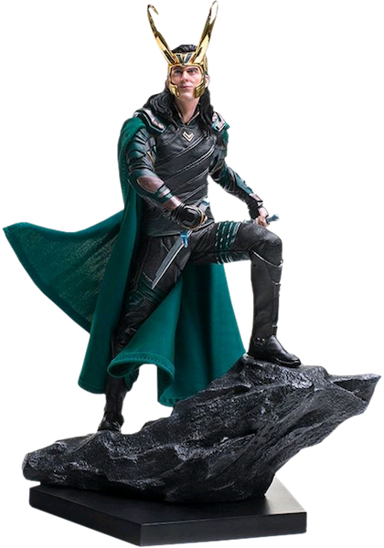 Loki Battle Diaorama - Loki Iron Studios (420x600), Png Download