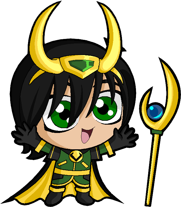 Loki Baby - Loki Cartoon (632x746), Png Download