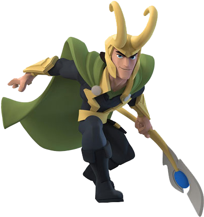 Disney Infinity Clipart - Disney Infinity 2.0 Loki (410x441), Png Download