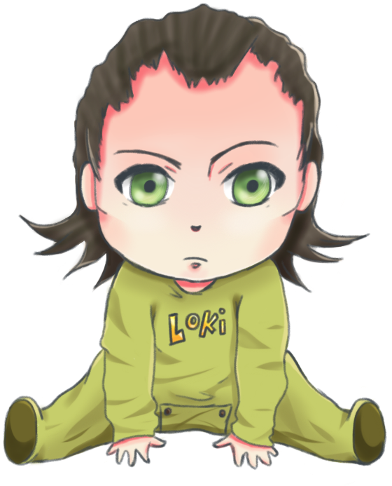 Loki Baby (572x702), Png Download