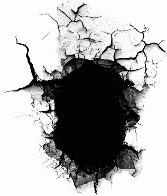 Cave Png Free Download - Crack Hole Png (650x766), Png Download