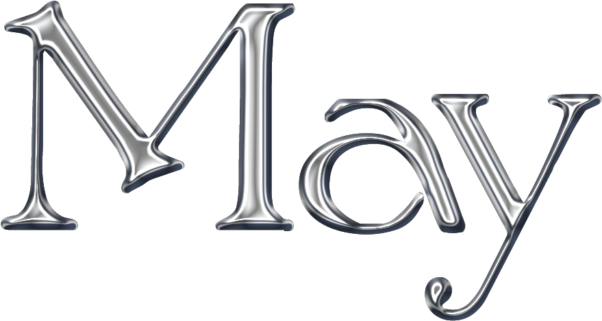 May Png Photo - May Word Art (913x499), Png Download