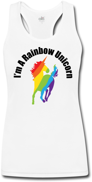 Proud To Be Homo - Spreadshirt I'm A Rainbow Unicorn Gay (650x650), Png Download