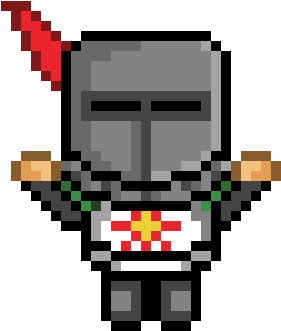 Solaire - Dark Souls Solaire Pixel (510x490), Png Download