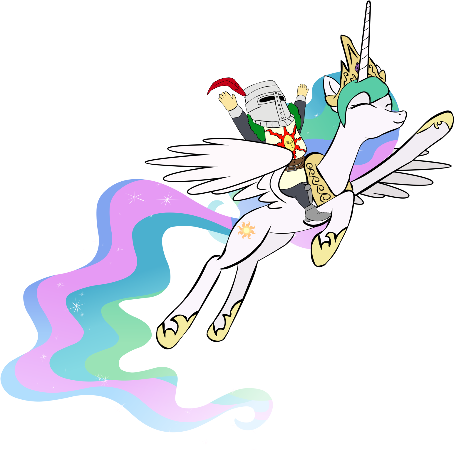 Princess Celestia Princess Luna Vertebrate Clip Art - Princess Celestia (1600x1600), Png Download
