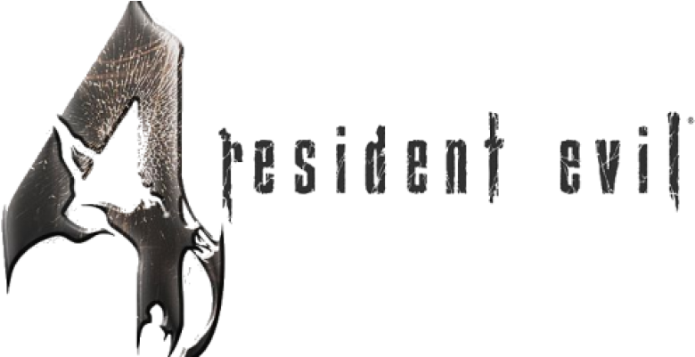 Resident Evil 4 Hd - Resident Evil 4 Logo (810x400), Png Download