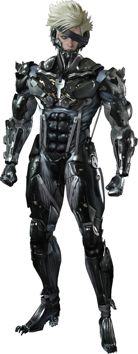 Hot Toys Raiden Sixth Scale Figure - Metal Gear Raiden (480x1224), Png Download