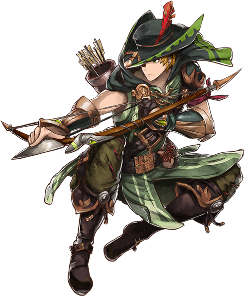 Kane Archer - Valiant Force Royal Huntsman (542x745), Png Download