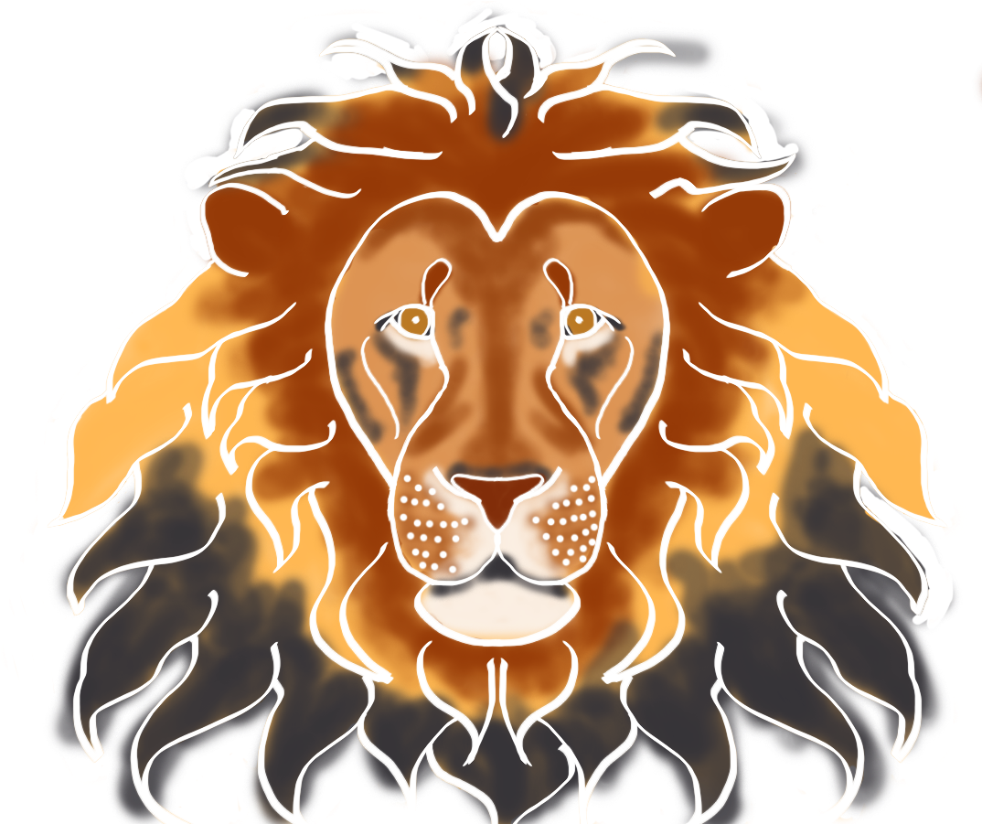 Lion Lioness Concept Art - Lion (1600x900), Png Download