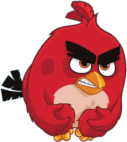 Abmovie Redflying Cartoon - Angry Birds Classic Hd (450x479), Png Download
