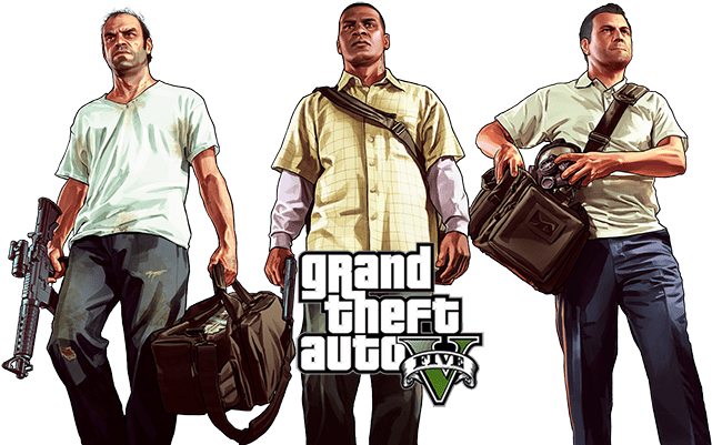 Gta 5 Download Pc - Gta 5 Fond Transparent (750x400), Png Download