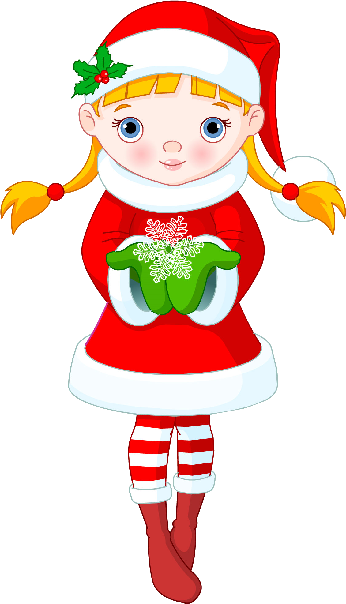 Winter Girl - Girl Elf (1333x2000), Png Download