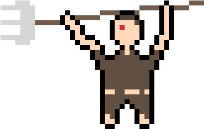 Angry Peasant - Peasant (500x300), Png Download