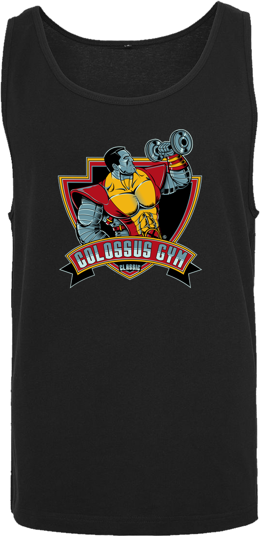 Fernando Sala Soler Colossus Gym T-shirt Tanktop Men - Colossus Gym Classic Comic Slouchy V-neck (1044x1044), Png Download