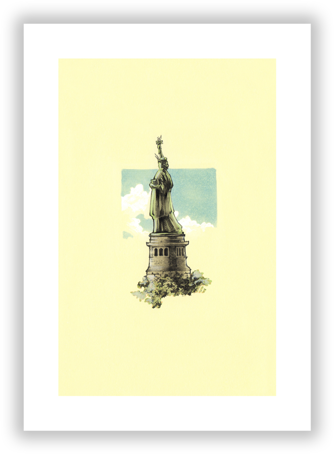 Statue Of Liberty (1000x1000), Png Download