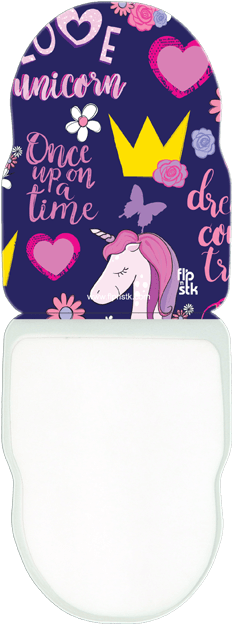 Believe In Unicorns - Cartoon (655x655), Png Download