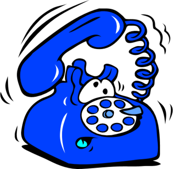 Clipart Telephone Ringing Clipartfest Wikiclipart - Clipart Telephone (600x585), Png Download