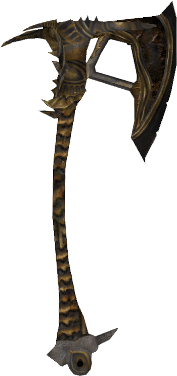 War Axe Png - Madness Bow Oblivion (558x745), Png Download