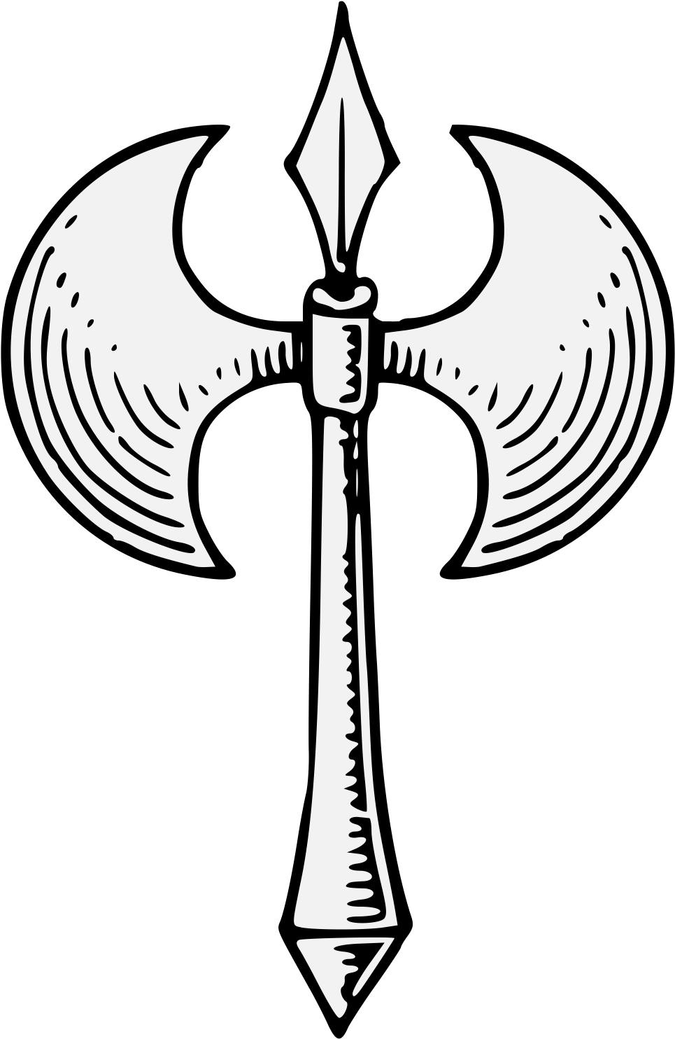 Axe - Axe As Heraldic Symbol (994x1489), Png Download