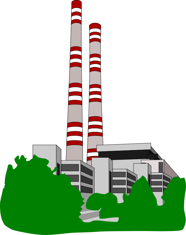 Coal - Power Station Clip Art (633x800), Png Download