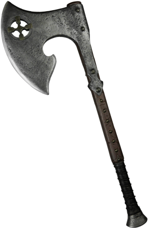 Baruk - Larp Axe (307x467), Png Download