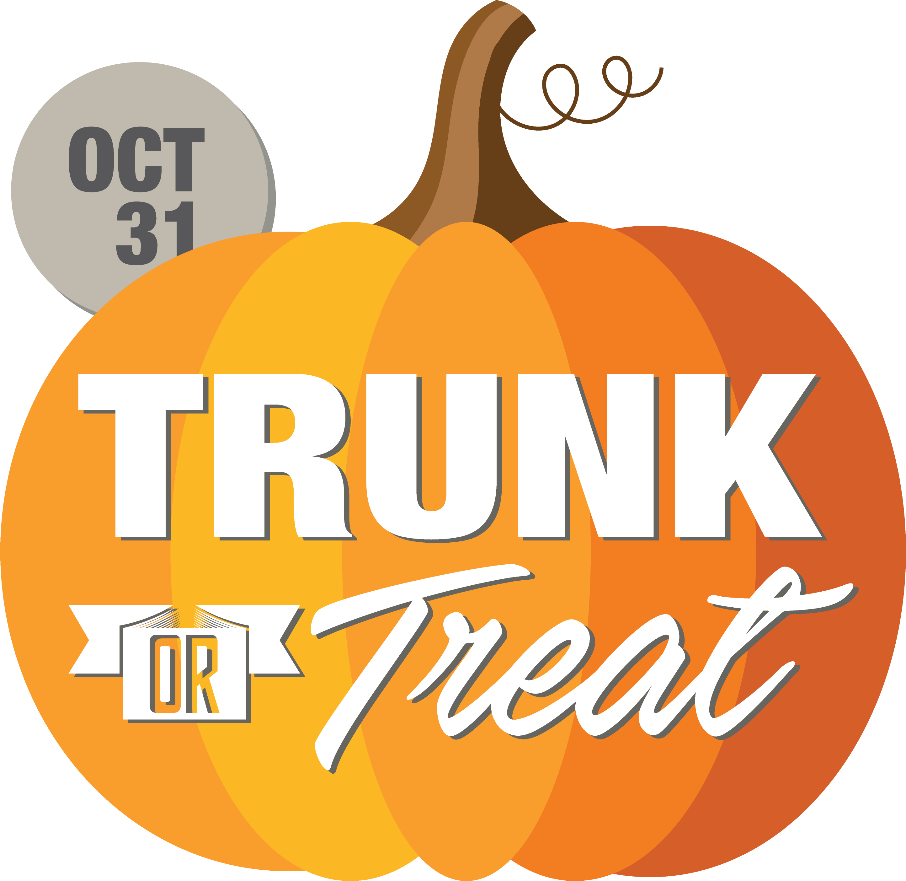 31 Trunk Or Treat - Jack-o'-lantern (3887x3383), Png Download