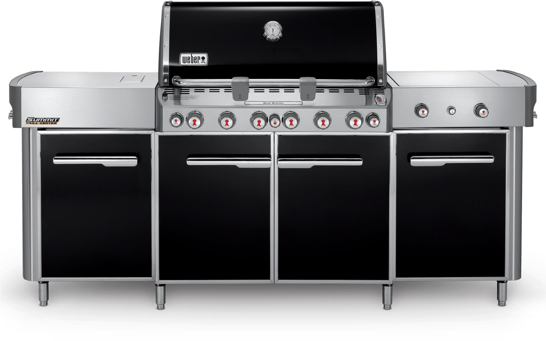 Summit® Grill Center - Weber Grill Center Summit (1800x1800), Png Download