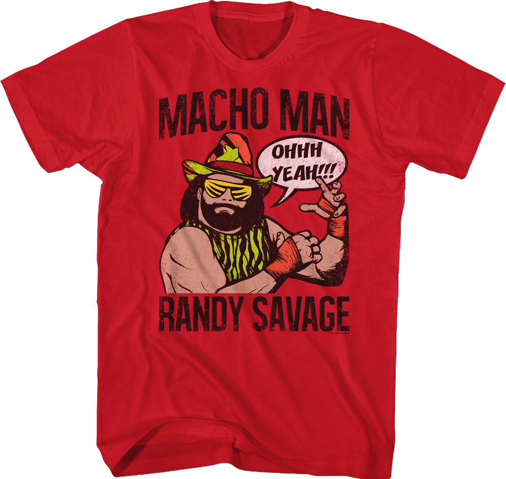 Ohhh Yeah Macho Man Randy Savage T-shirt - Death Individual Thought Patterns Shirt (995x942), Png Download