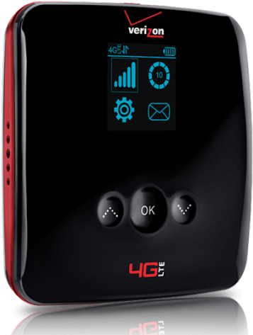 Verizon Jetpack™ 890l - Zte 890l 4g Lte Cat 4 W/ 3g Fallback Mifi (with Wi-fi) (400x506), Png Download