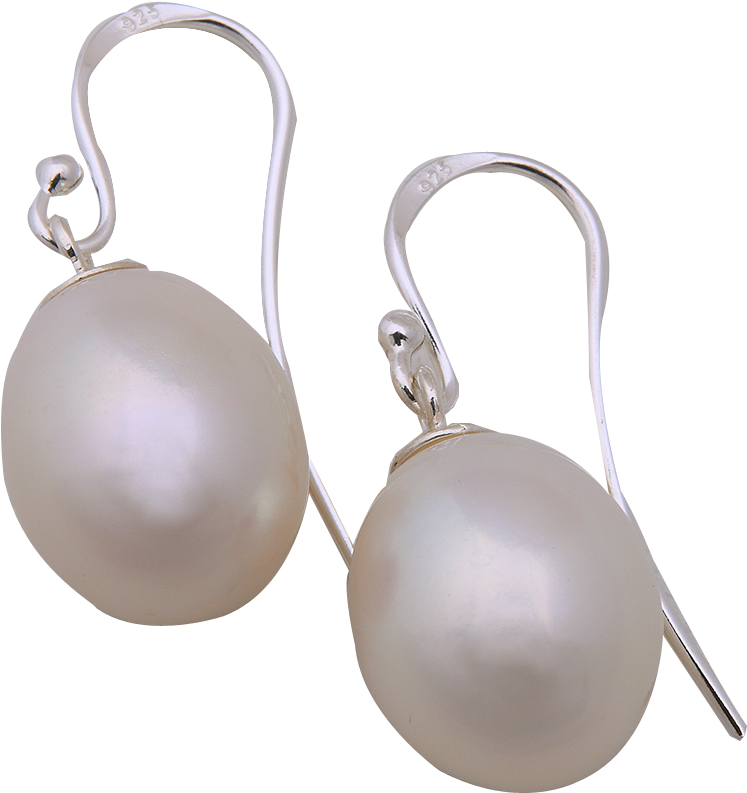 Pearl Drop Earings - Earrings (1200x1076), Png Download