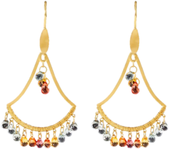 Sapphire Drop Earrings - Earring (450x450), Png Download