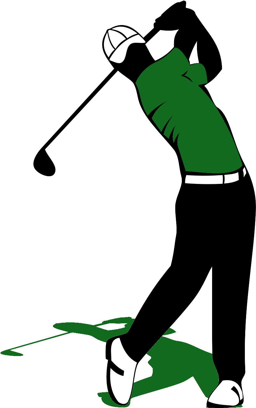 Eugene Carey Memorial Mallow - Golf Swing Cartoon (1500x1500), Png Download