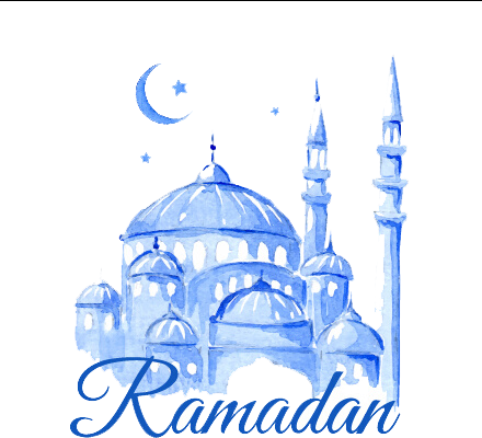 Download Hd Water Color Ramadan Vector Ramadan Kareem Free Vector Transparent Png Image Nicepng Com