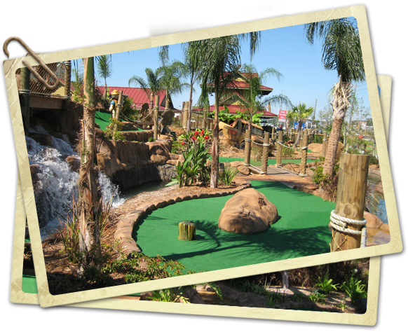 Congo River Mini Golf Best Mini Golf Courses In Tampa - Mini Golf Tampa (582x474), Png Download