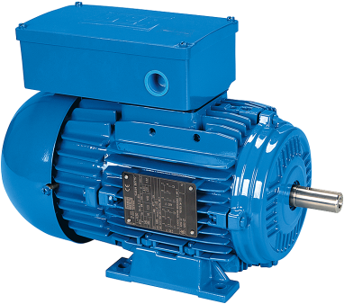 Single Phase Motor - Electric Motor (400x400), Png Download