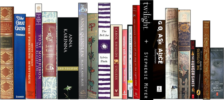 Free Bookshelf Png - Book On Shelf Png (768x343), Png Download