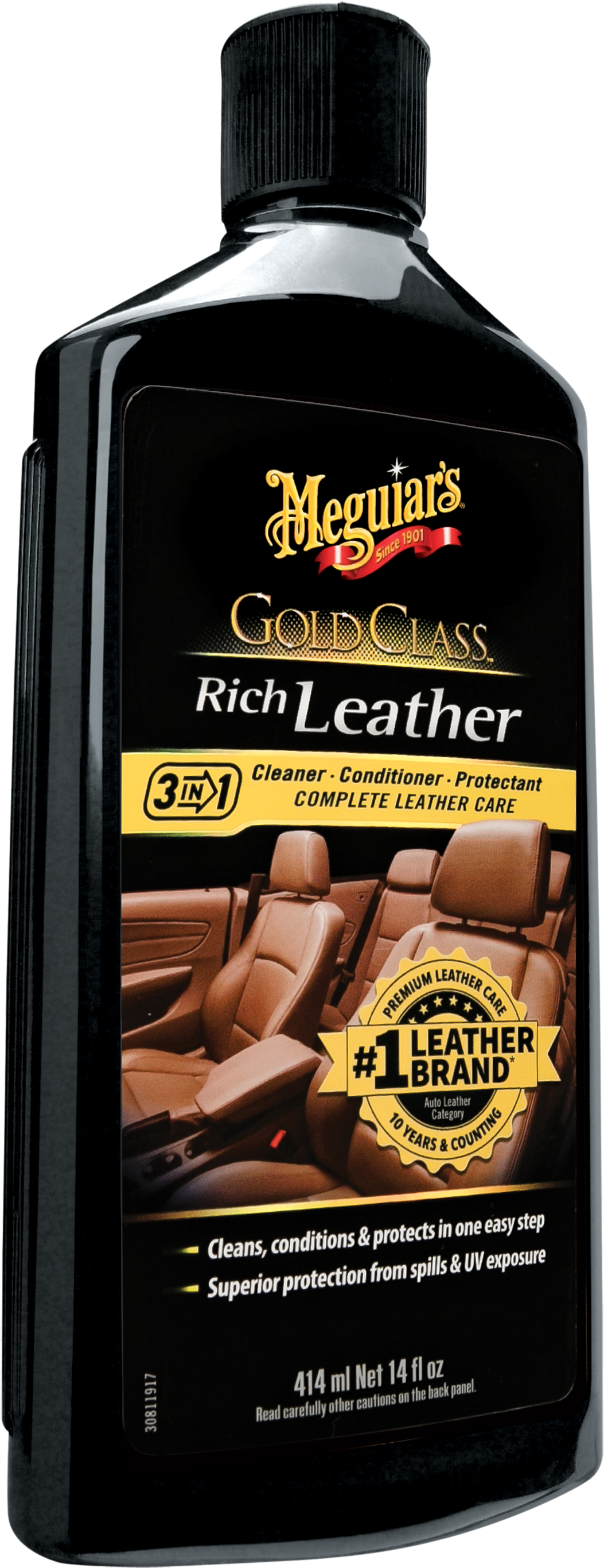 Gold Class™ Rich Leather Cleaner/conditioner - Meguiars Ultimate (3000x3000), Png Download