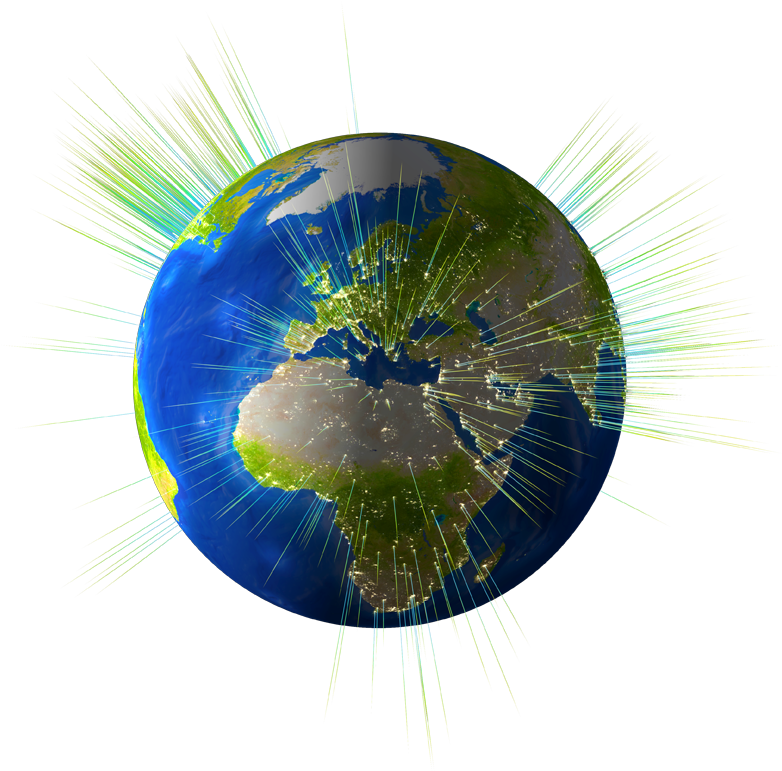 Http - //wwwns - Akamai - Com/media Resources/globe - Teeming: How Superorganisms Work Together To Build (840x809), Png Download