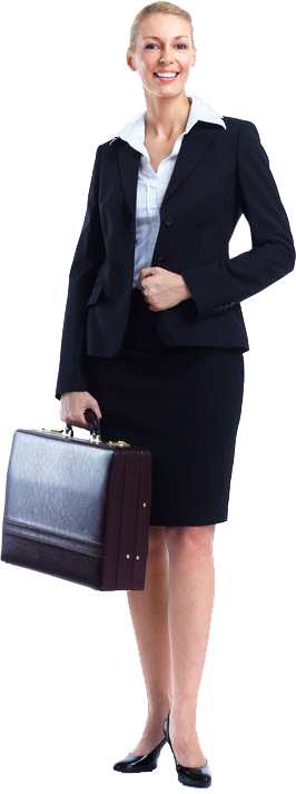 What Type Of Lawyer Do I Need - Attorney At Law Woman (266x713), Png Download